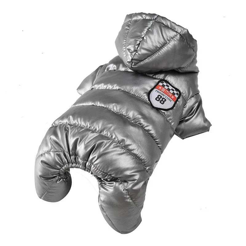 Winter Warm Dog Hooded For Small Medium Dogs Outdoor Windproof Puppy Jumpsuit Waterproof Pets Coat Chihuahua Bulldog Pug OutfitsW251017
