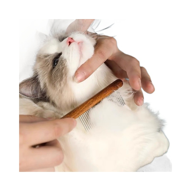 Cat Brush Dense Tooth Needle Comb Detangling Remove Loose Hair Pet Grooming Tool