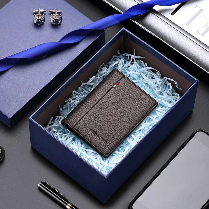 Luxury brand Mini Ultrathin Small Wallet Mens Short Leather Small Card Holder Youth Wallet Real Leather Coin Purse WILIAMPOLOW251017