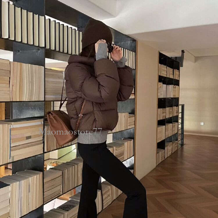 New Autumn Winter Short Parkas Women Warm Zipper Loose Down Coat Female Cotton Jacket Solid Thick Windproof Outerwear