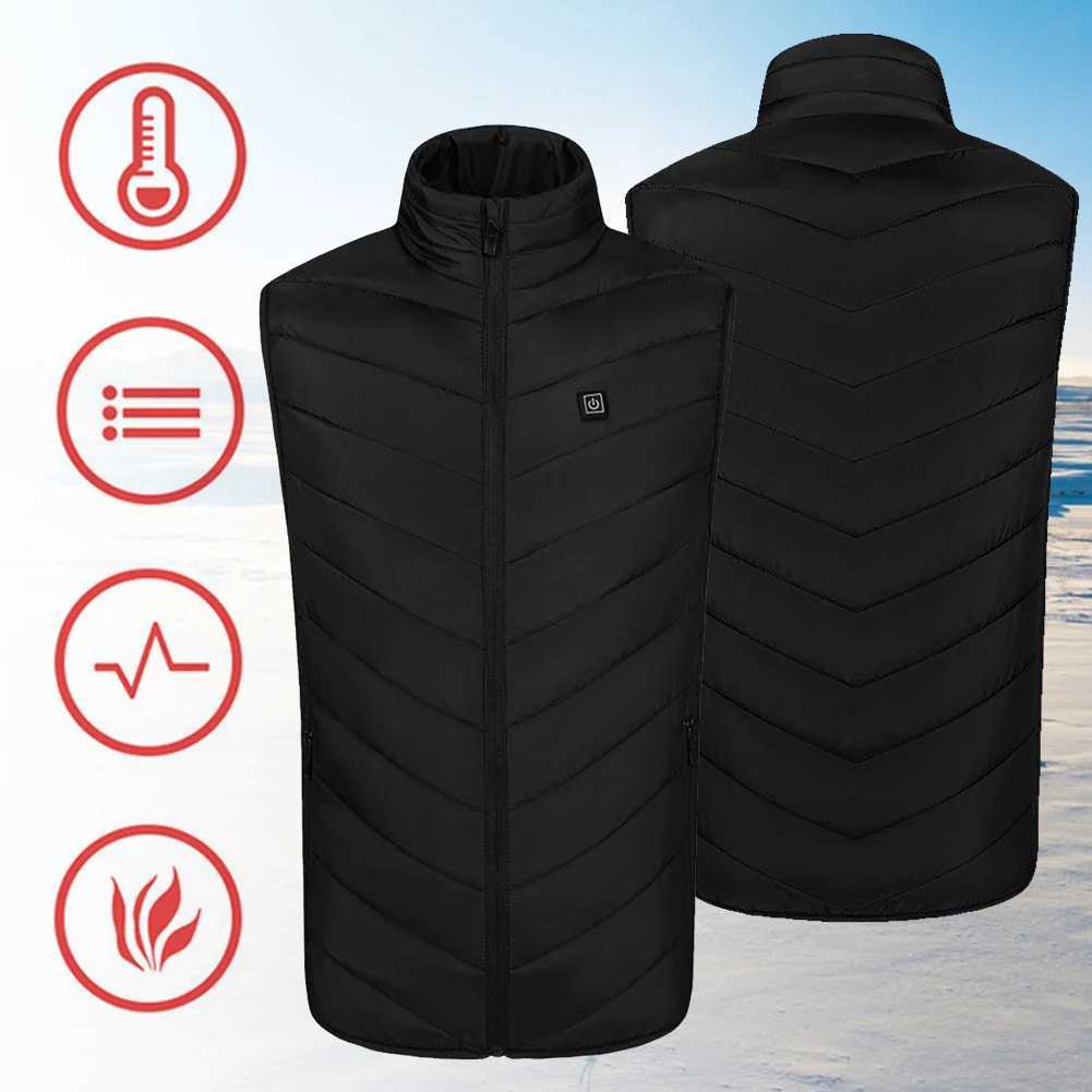 9 Heating Zones Sportswear Heated Coat Winter Heating Vest Outdoor Warm Vest for Men and Women Outdoor Skiing Hiking H251017