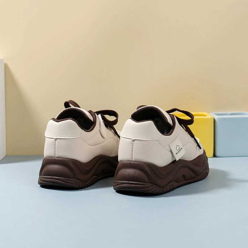 2025 AutumnWinter New Childrens Cotton Shoes Bread Shoes Fleece Thick Bottom Warm Sports Shoes Casual Shoes Skate Kids ShoesT251017