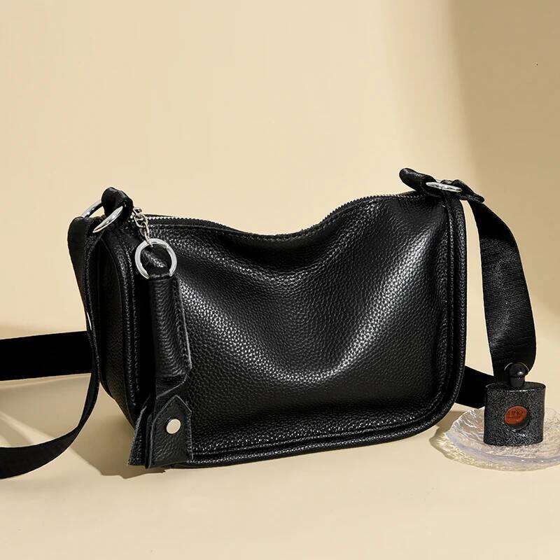 Cowhide Genuine Tote Bag For Women Soft Natural Cow Leather Handbags Fashion Crossbody Bags Female Shoulder Handbag Lady