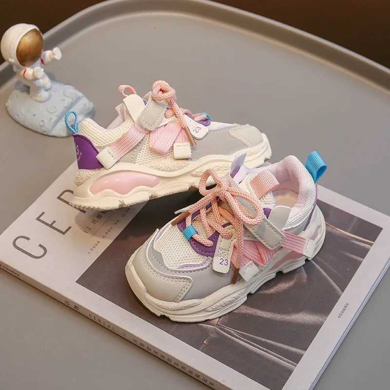 Spring Autumn New Unisex Kids Sports Shoes Dad Shoes for Toddlers Trendy Girls Running Shoes Stylish SneakersT251017