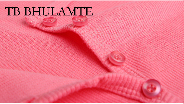 TB BHULAMTE Free Shipping New Designer Clothing 2025 Autumn Button Solid Color Long Sleeved T-shirt Women's Slim Fit Korean Top Jacket Trend