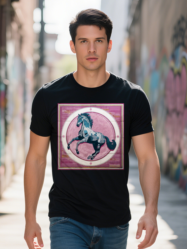 Regular Fit Printed Polyester Blend Cotton Purple Workout All Season XXXL S Moisture Men's Top