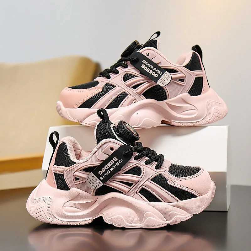 Childrens Sports Shoes Autumn Girls Fashion Leather Comfort Thick Soled Non Slip Casual Sneakers Outdoor Walking Shoes for KidsT251017