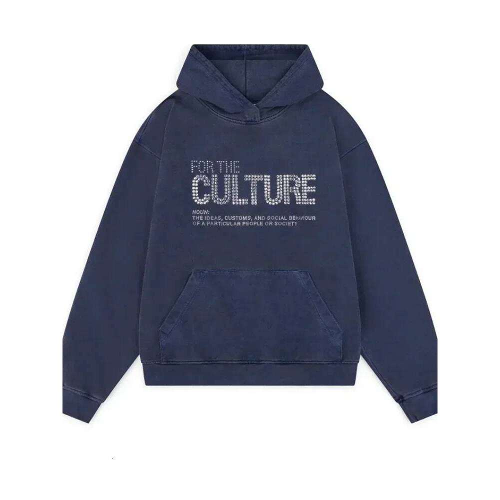 New Trend Retro Letter Pattern Hooded American Street Personality Autumn Men's And Women's Casual Sweatshirt