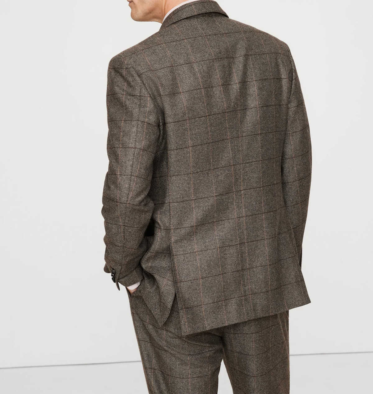 Classic Men Suits 2 Pieces Notched Lapel Single Breasted Jacket Blazer Business Office Work Customized Tuxedos