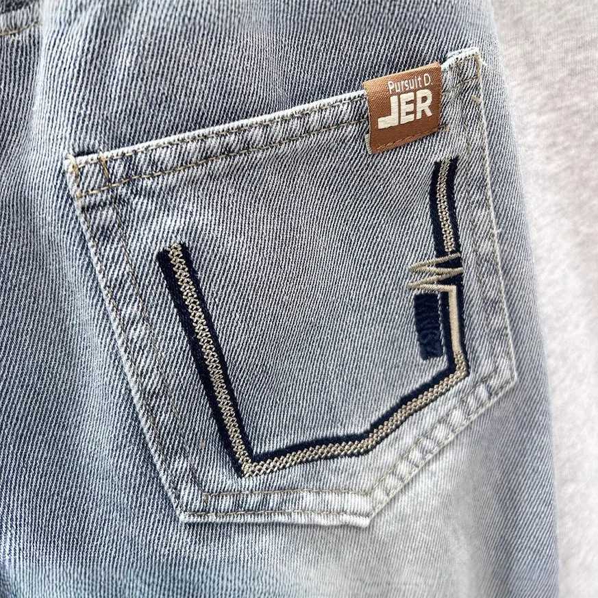 Children 46Y Boys Jeans Autumn Solid Color Pocket Toddler Kids Boys Harem Pants Versatile Elastic Waist Teenager Boys TrouserT251017