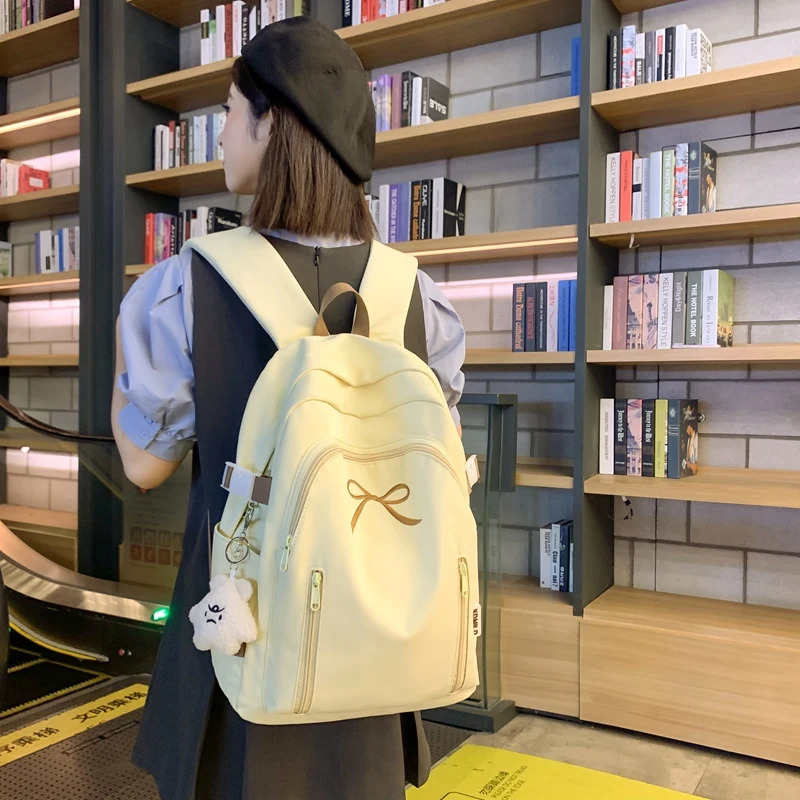 Woman Man Book Backpack School Book Bags for Teenage Harajuku Female College Bag BagPack Travel Cute Backpack 251104