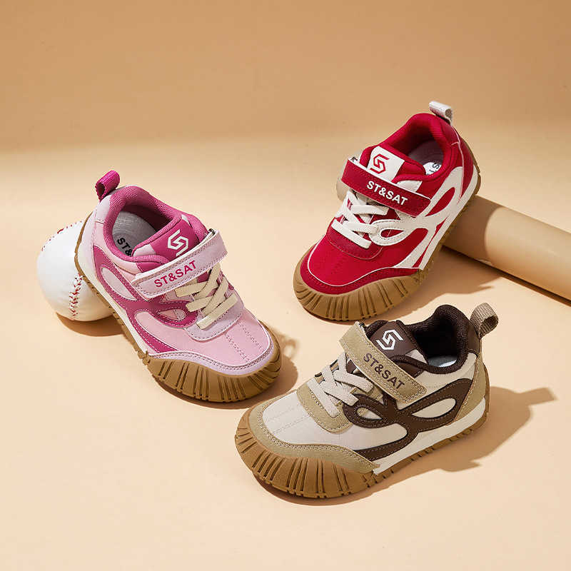 Saturday Childrens Shoes for Girls 2025 New Autumn Lightweight Kids Running Sports Shoes NonSlip Casual Training Sneakers W251017