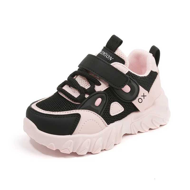 2025 New Spring Autumn Boys White Shoes Girls Breathable Mesh Casual Soft Sole Sneakers Kids Running Shoes Children Sports ShoesT251017