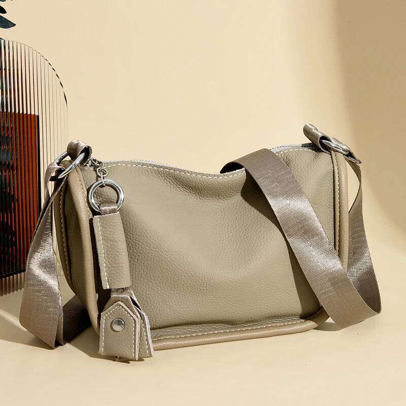 Cowhide Genuine Tote Bag For Women Soft Natural Cow Leather Handbags Fashion Crossbody Bags Female Shoulder Handbag Lady