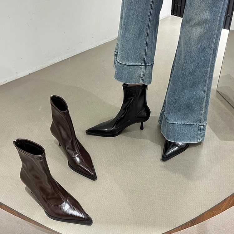 Hot new free shipping designer shoes for womens dress shoes black brown New Arrival Autumn/Winter Fur-lined Short Boots