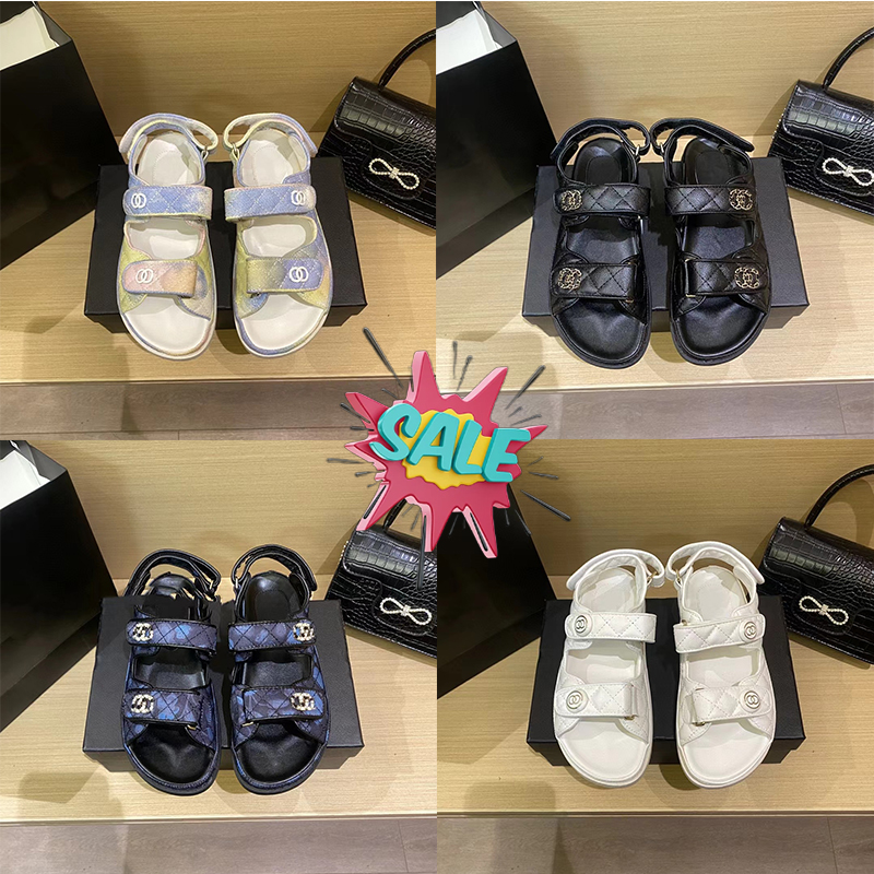 designer Hook & Loop sandals fashion dad sandals summer slippers sandals luxury womens sandals sliders casual shoes platform beach Outdoor shoes 36-42