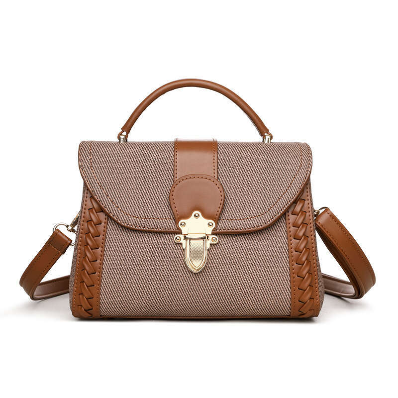 New Trendy Fashion Handbag Large Capacity Shoulder Crossbody Color-Block Small Square Bag Women's Backpack