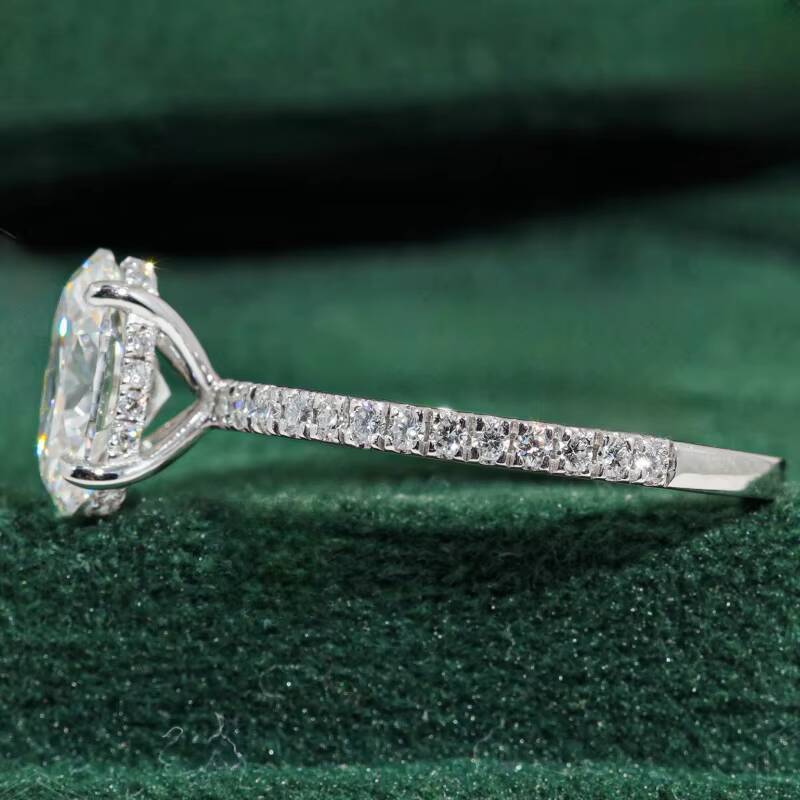 Fine Jewelry IGI Certified Lab Diamond Rings 14k 18k Solid Gold Rings Lab Grown Diamond Engagement Ring for Women