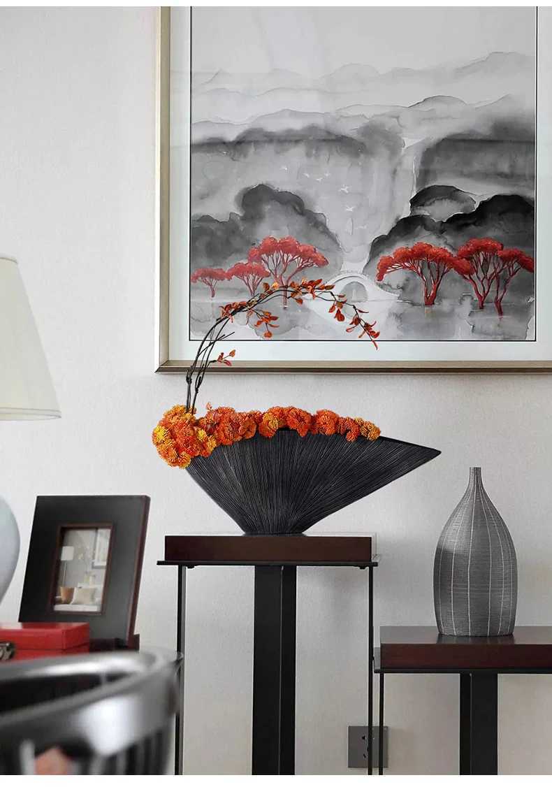 Nordic Modern Big Vase Nordic Flower Vase Home Decoration Salon Maison Creative Vases Plant Crafts Home Accessories Gift Ideas C251017