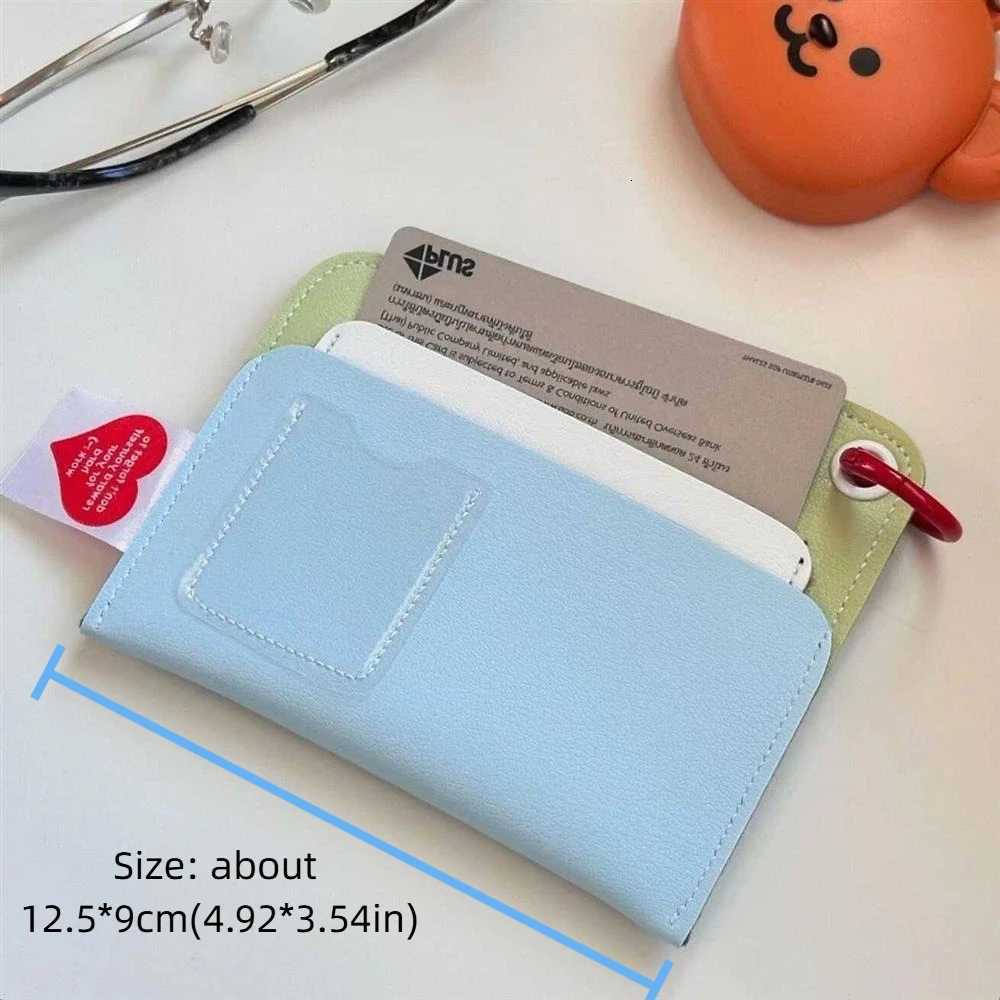 Fashion PU Leather Card Holder Wallet Women Men Ultrathin Multicard Holders Card Bag Lightweight Candy Color Passport HolderW251017