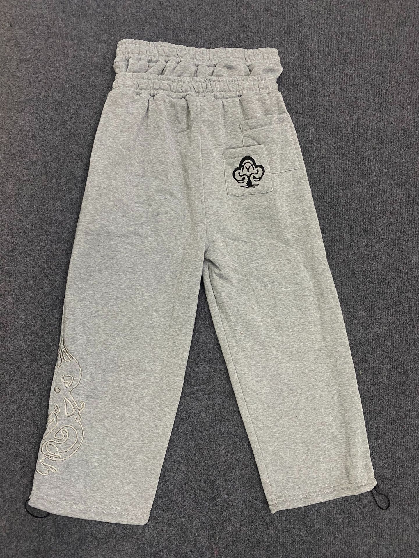 Men's Pants 2025 Y2K Retro Men Jogging Gothic Hip Hop Streetwear Casual Baggy Sagging Double Waist Poker Embroidery Unisex Sweat