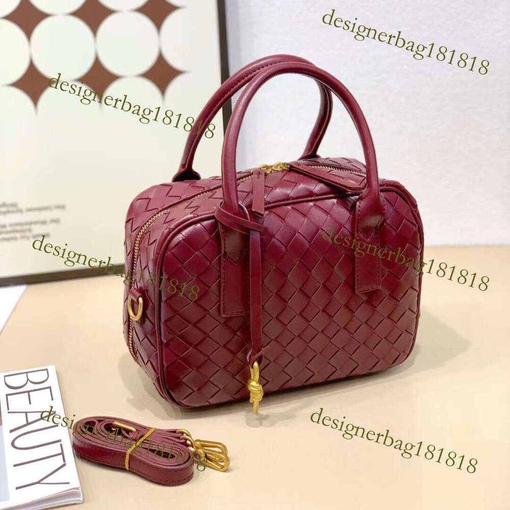 designer bag tote bag New Woven Handbag Women's Crossbody High-End Light Luxury Niche Boston Shoulder Bag Style