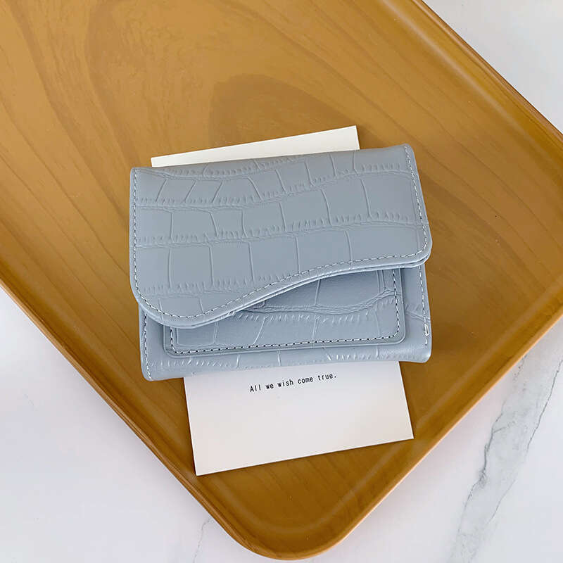 Women's Wallet Short Fashion Multi-color Multi-card Slot Card Holder Zipper Coin Purse Multi-functional