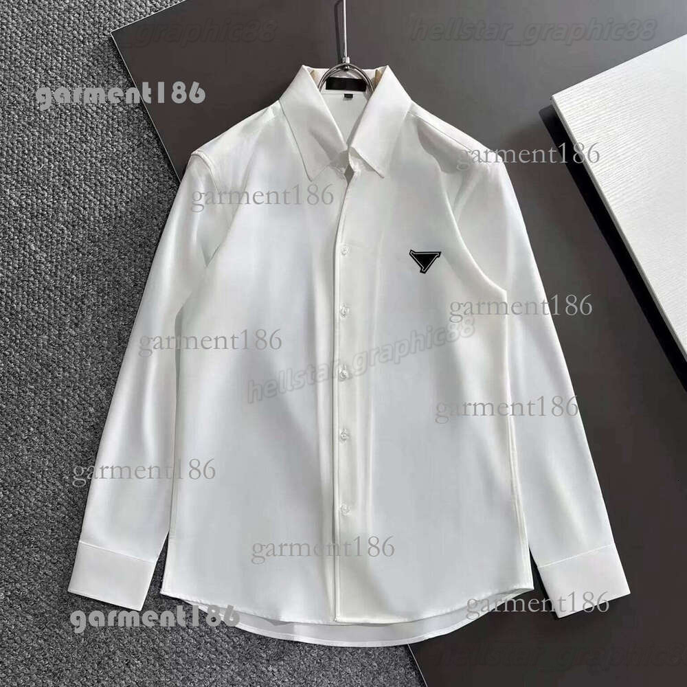 Designer men's shirt classic men's long sleeved T-shirt men's polo shirt men's business casual shirt luxurious fabric simple style cf 88