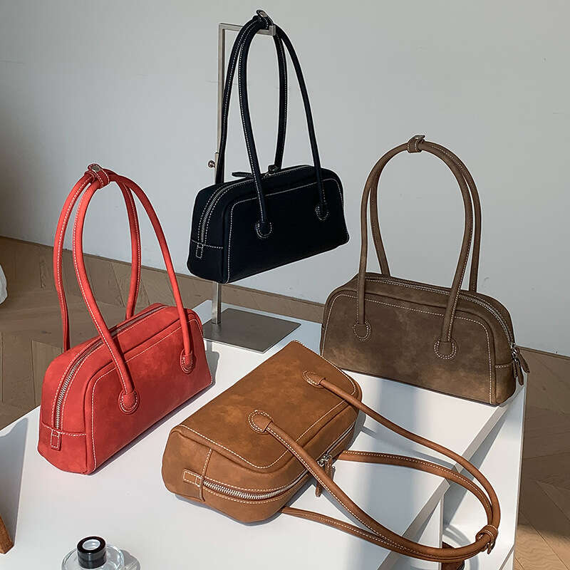 Suede Classic Baguette For Women Autumn New Simple Fashion High-End Matte Shoulder Bag B5