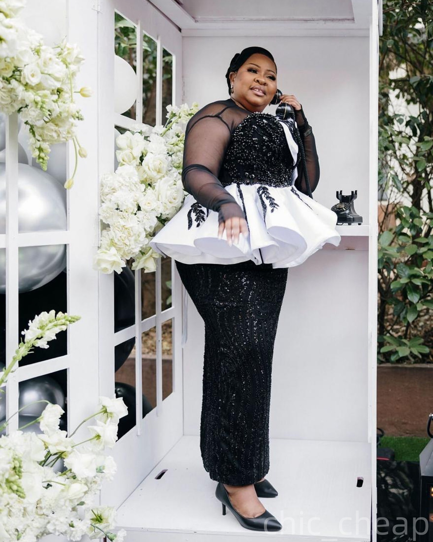 Sheath Black Plus Size Prom Dresses 2025 Lace Crystals Beaded Sheer Neck Evening Formal Party Second Birthday Engagement Gowns Dress For Special Occas