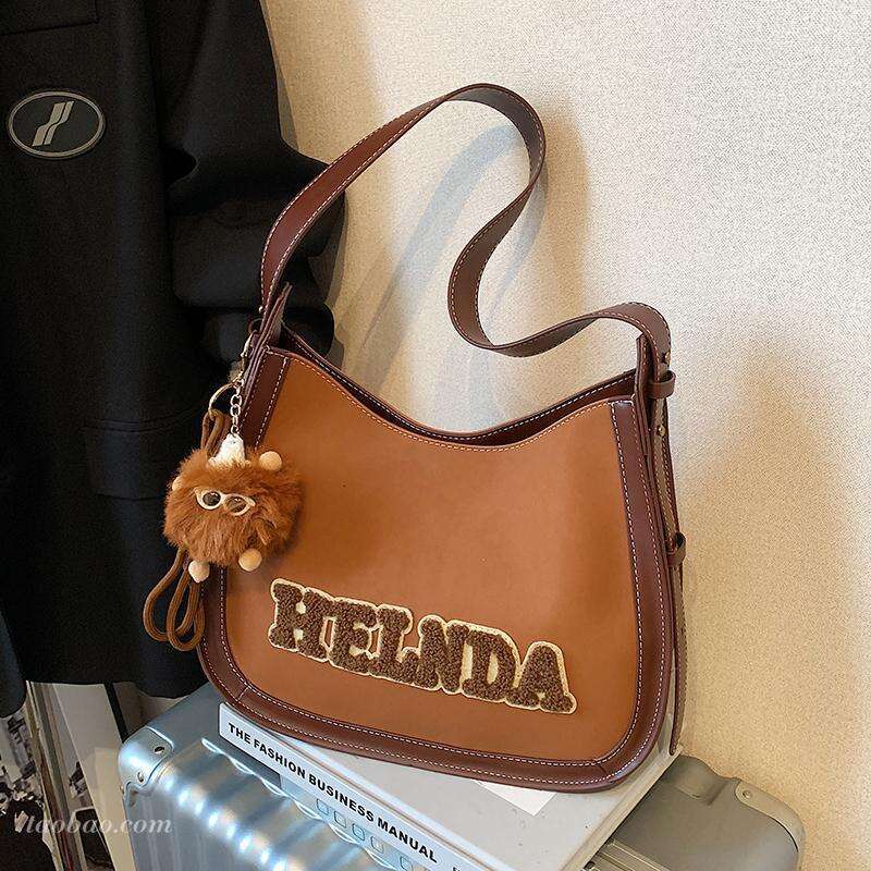 Super Popular Niche Matte for Women Designer Bags 2024 New Autumn Winter Versatile Crossbody Single Shoulder Underarm Bucket Bag