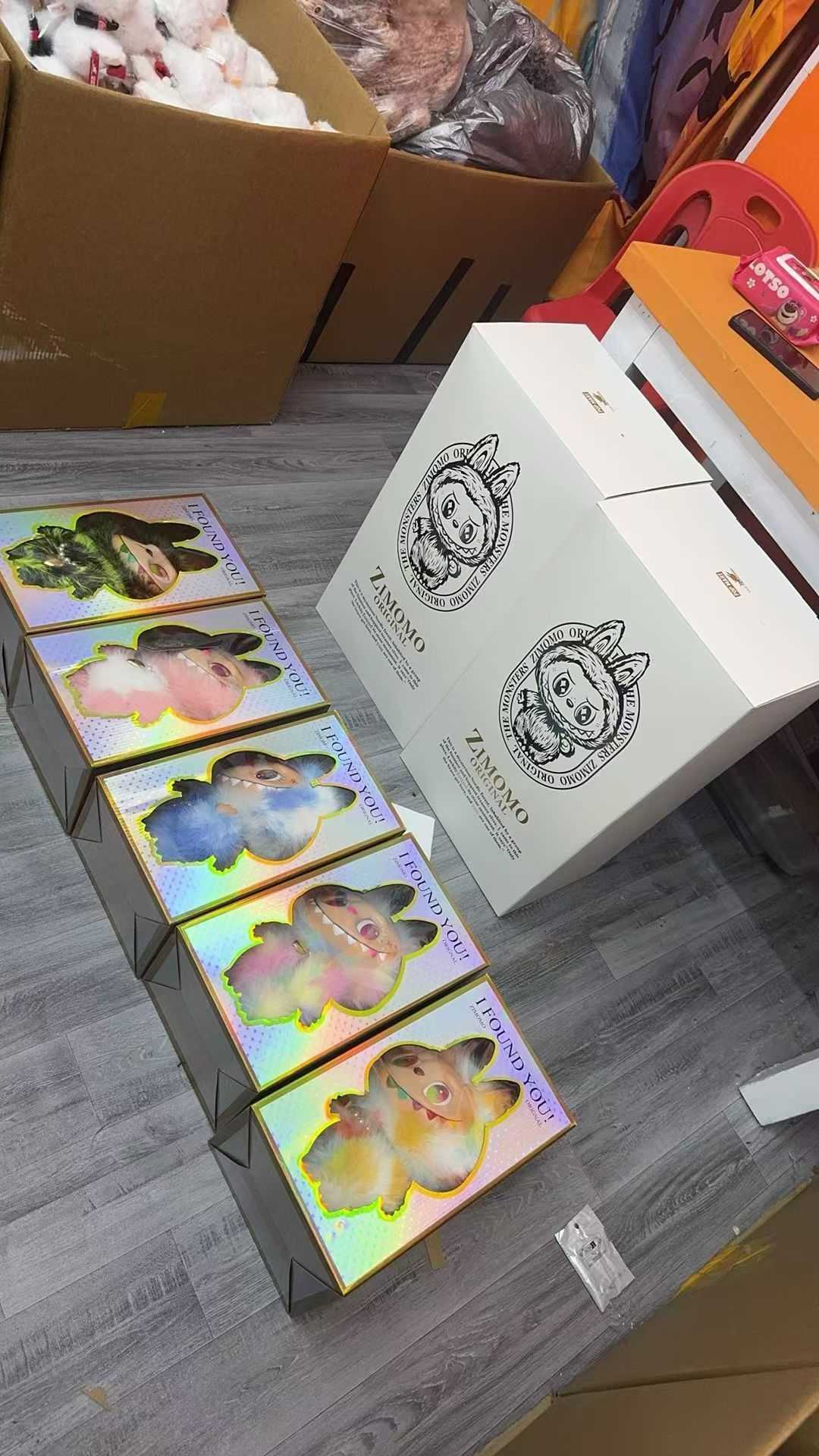 Labubu Big Chief 38cm Bubble Modified Doll Trendy Toy Labubu Big Angel Plush Toy L251017