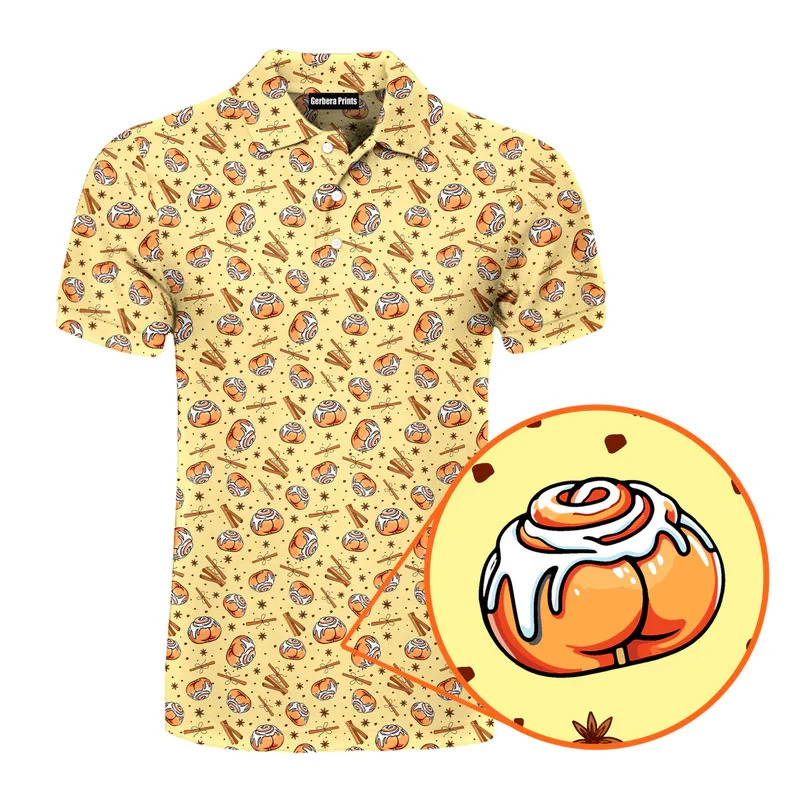 Sexy Full Print Humour Polo Shirt Men Hip Hop Street Personality Short Sleeve Button Golf Shirts Summer Carnival Party Funny Top 251016