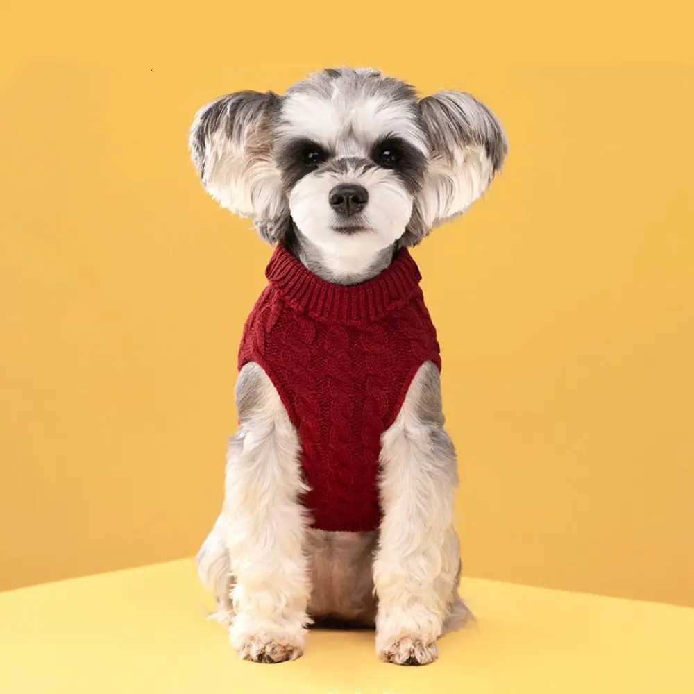 Teddy Jacket Wool Winter Dog Sweaters Soft Comfortable Dog Knitting Sweaters Warm Candy Color Cat Sweater Vest for PuppyKittenW251017