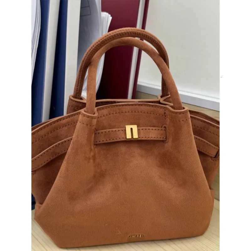 Premium Cmuter Large Capacity Handbag Wens 2025 AutumnWinter New Suede Shoder Tote1 D251017