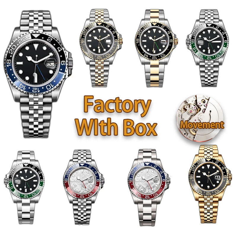 Unisex mechanical watches luxury designer mechanical movement ceramic bezel sapphire glass water-resistant factory-made stainless steel 36/41mm with watch box.