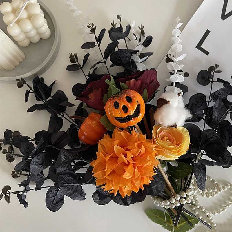 34cm Black Eucalyptus Artificial Flowers Are Used For Room Decoration Desktop Artificial Flowers Christmas And New Year Decor C251017