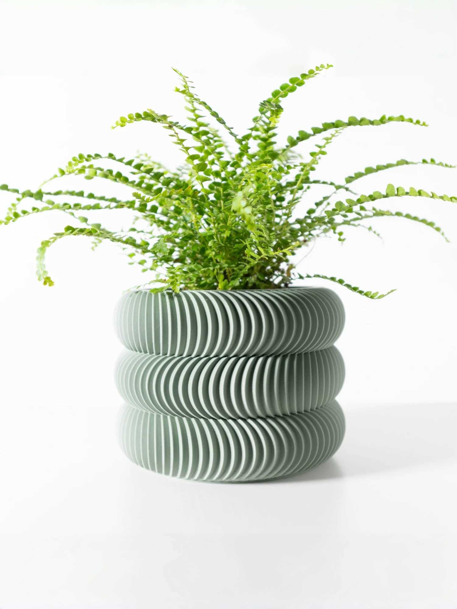 Modern Minimst 3D Printed Plant Pot Biodegradable Flower Planter for Home Decor EcoFriendly Sustainable Gift Maro C251017