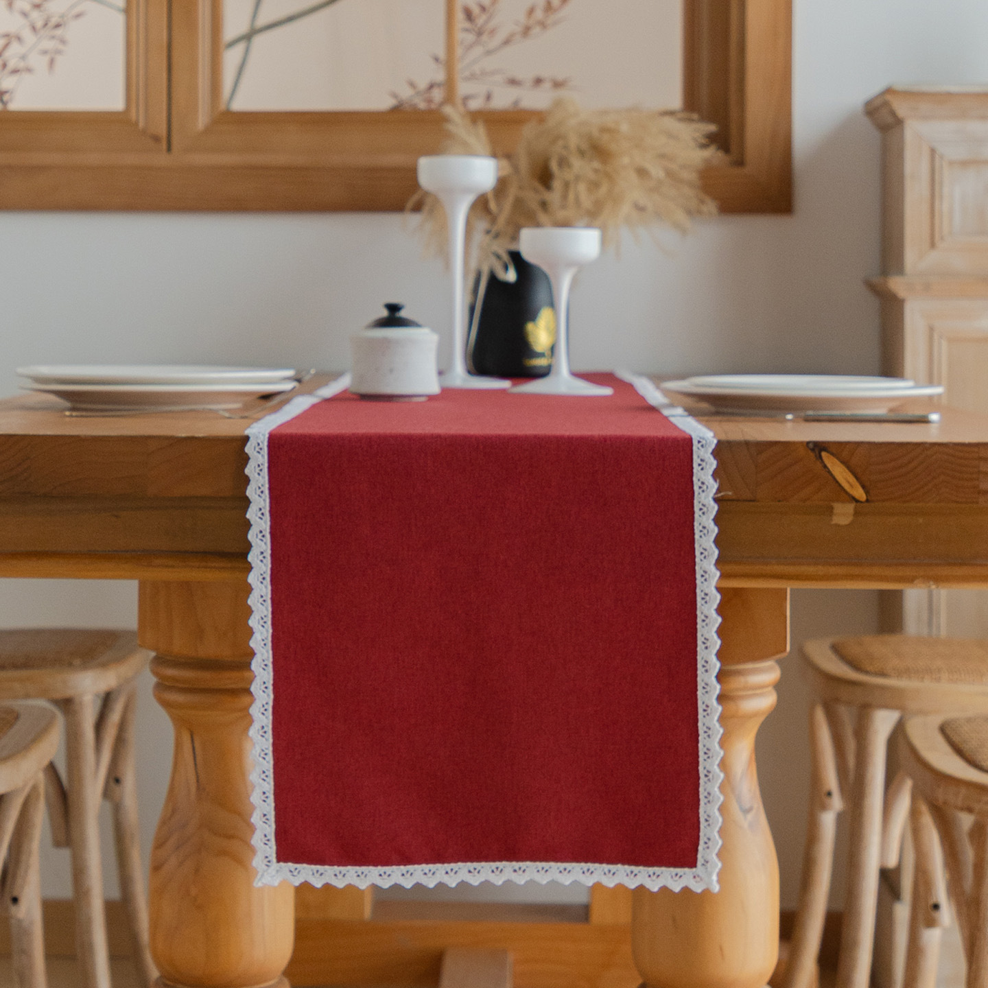 Simple style dining table long cloth coffee table side cabinet cover towel decoration home wedding banquet napkin tablecloth decoration AWL301