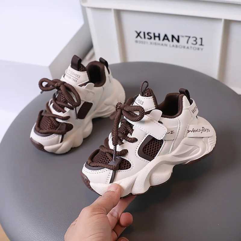 Sports Shoes for Children Baby Girls Shoes Kids Shoes Boys Chunky Sneakers Toddler Laceup Casual Shoes Thick Bottom SneakersT251017