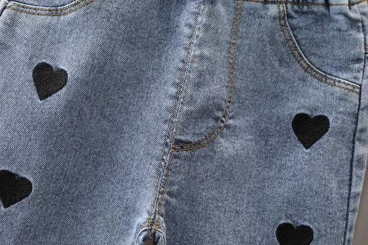 Kids Jeans Pant Spring Autumn Toddler Casual Loose Trousers Girls Out Jeans Childrens Pants Infant Baby Girls ClothingT251017