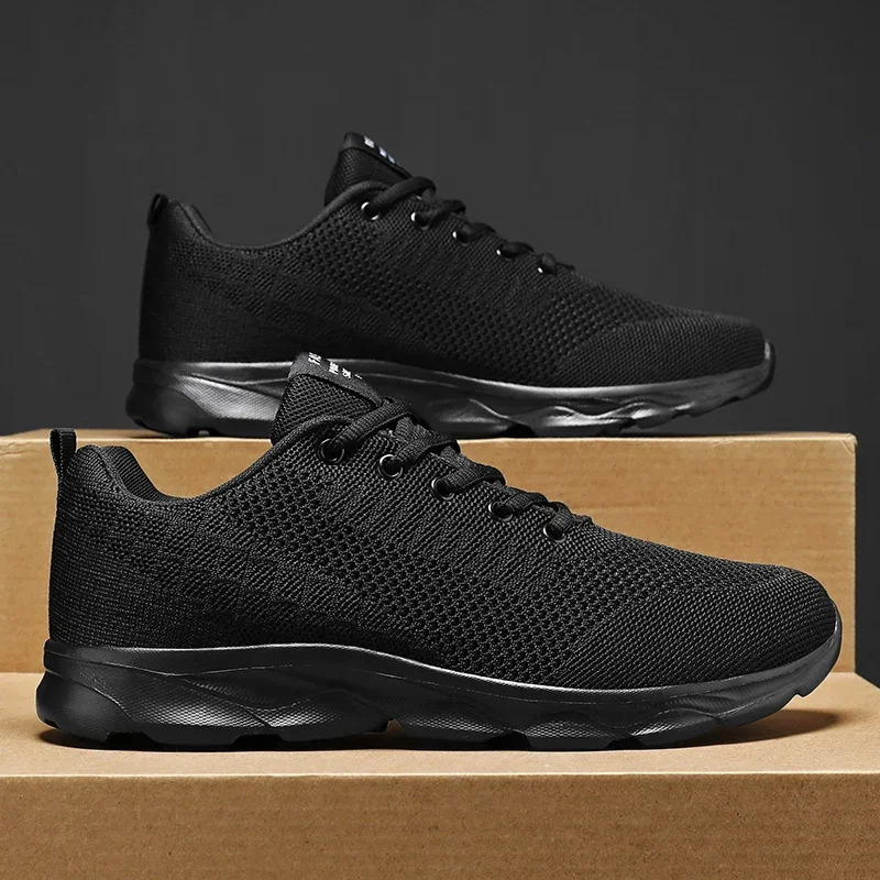 Mens Shoes Breathable Casual Sneakers Summer White Running Shoes Lightweight Soft Sports Shoe for Male Large Size 3545 251013