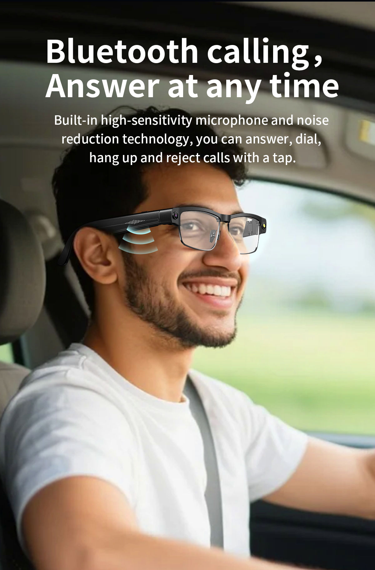 AI smart photo-taking glasses Smart Artificial Intelligence Glasses with Advanced Features Bluetooth calls, listen to music anytime L802 Z260306