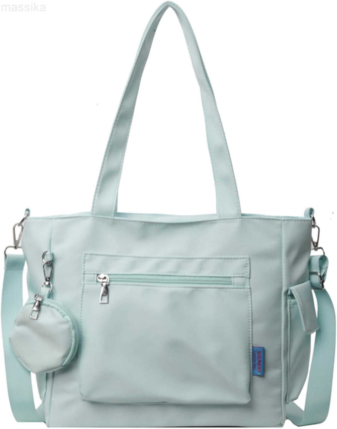 Denim Tote Bag Jean Purses for Women Denim Crossbody Bags with Small Purse Shoulder Handbag M251017