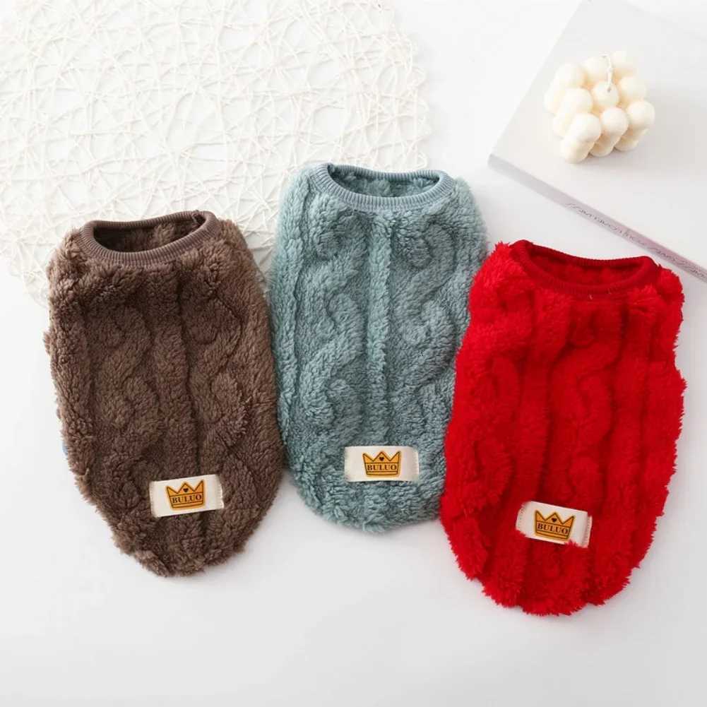Winter Dog Sweater Warm Plush Puppy Dog Sweaters for Small Medium Dogs Cats Chihuahua Teddy Dog Cat Clothing Pet CostumeW251017