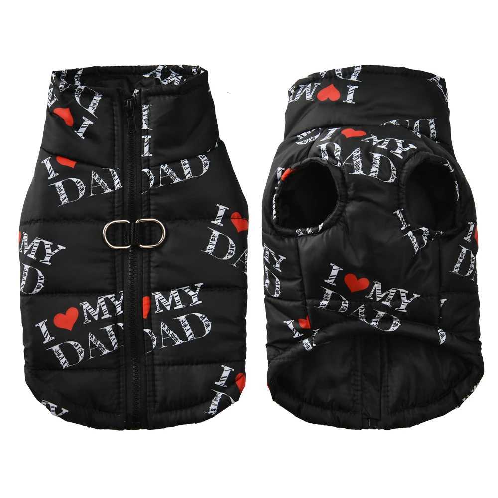 Warm Dog Coat For Winter Puppy Cute Print Jacket With Dring Waterproof Pet Zipper Outfits For Small Medium Dogs Cats ChihuahuaW251017