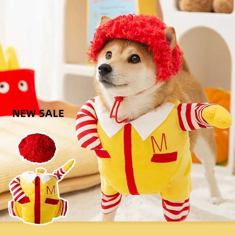 Pet Two Leg Transformation Dress Small Dogs Funny Clothes Autumn and Winter Cat Pet Clothing Dress Up for Festive AtmosphereW251017
