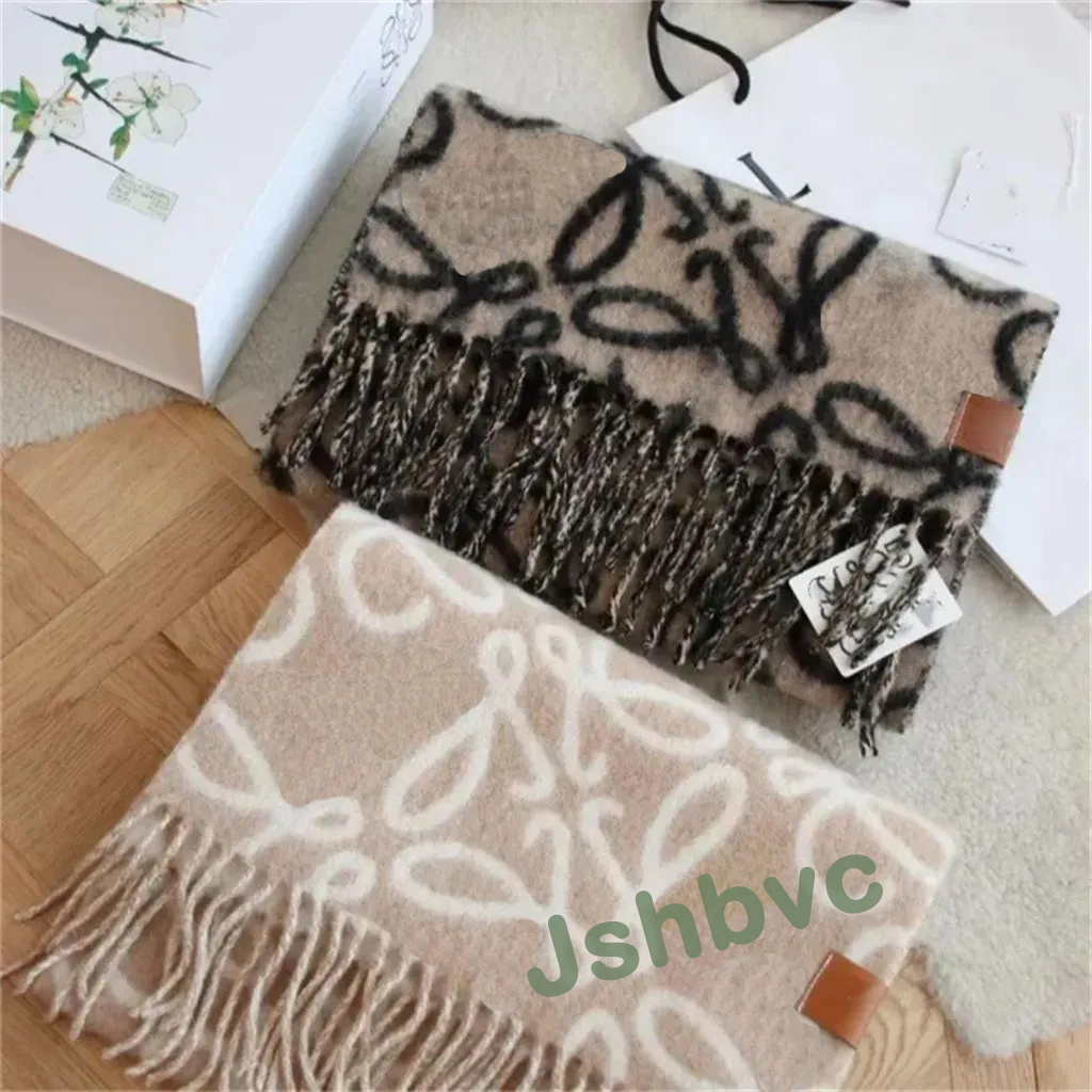 12A Scarf designer scarf women's and men's scarves couples' items in Winter letter scarf check patterns warm thick versatile neck wraps shawls fashion