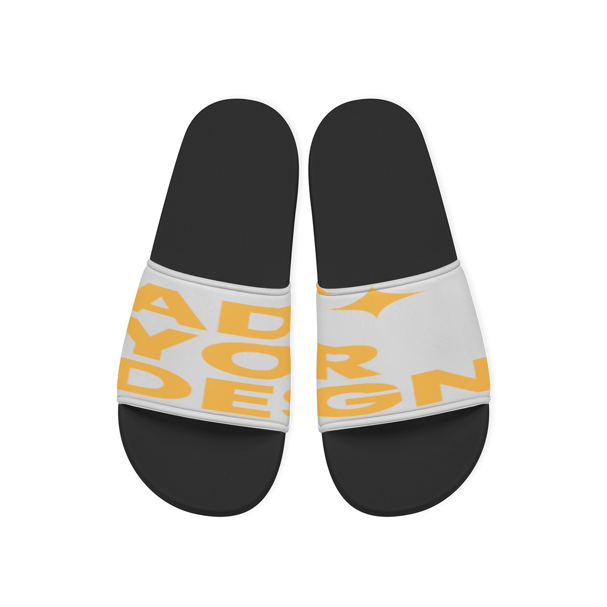 DHgatepod Men's Non-Slip Sandals | Easy Slip-On PU Upper | Flexible EVA Sole | Quick Dry Indoor Outdoor Wear