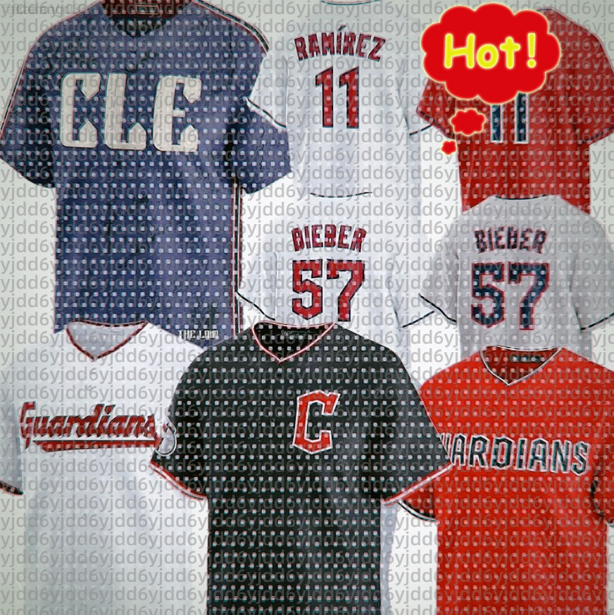 Custom Guardian Baseball Jersey 38 Steven Kwan 57 Shane Bieber 22 Josh Naylor Bo 23 Naylor 11 Jose Ramirez 28 Tanner Bibee Andres 0 Gimenez Brayan 4 Rocchio 6 David Fry